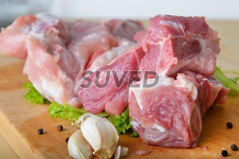 Pork Meat with Bone Cube Raw