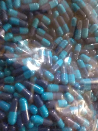 Blue Navy Blue Empty Hard Gelatin Capsules