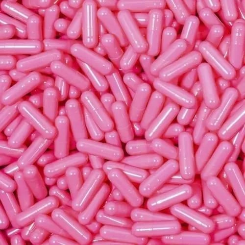 Pink Empty Hard Gelatin Capsules