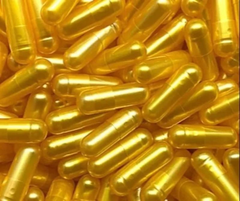 Golden Empty Metallic Gelatin Capsules