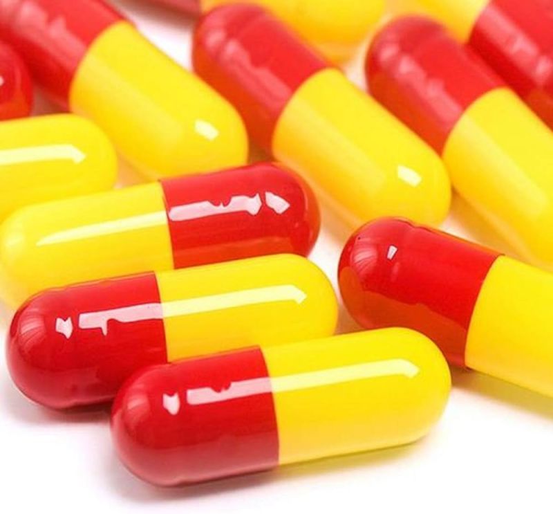 Yellow Red Empty Hard Gelatin Capsules