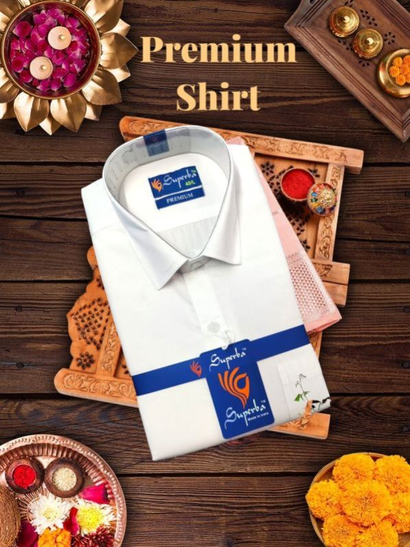 Mens Superpa Premium White Shirt