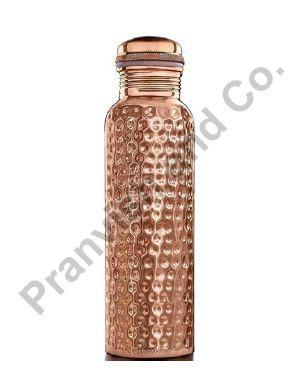 Hamerred Copper Bottle