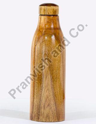 PVC-136 Glass Wooden Bottle