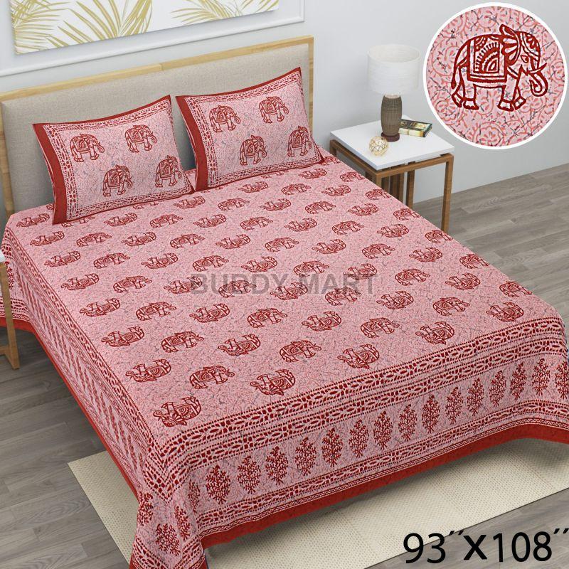 Jaipuri Classic Printed Double Bedsheet