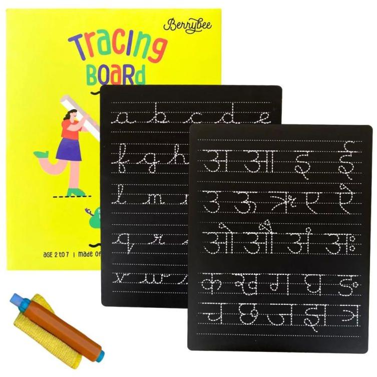 English Hindi Language Tracing Board
