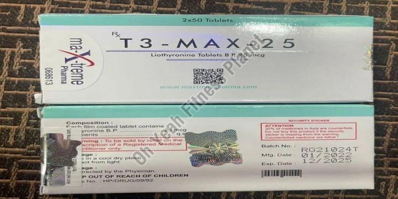 T3 Max 25mg Tablet