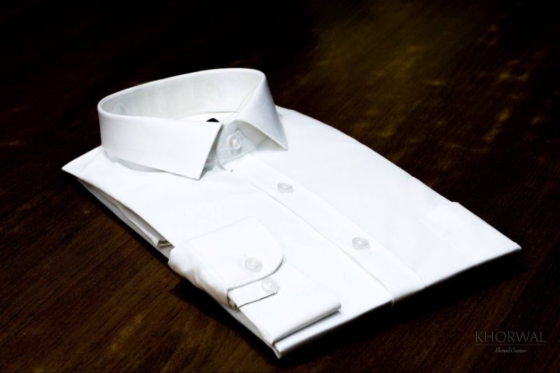 Mens White Formal Shirt