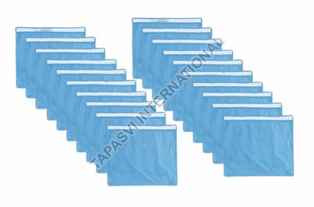 20 Pcs Combo Blue Non Woven Plain Saree Cover