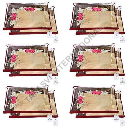 30 Pcs Combo Transparent Non Woven Plain Saree Cover