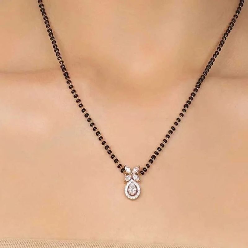 Real Diamond Mangalsutra Pendants