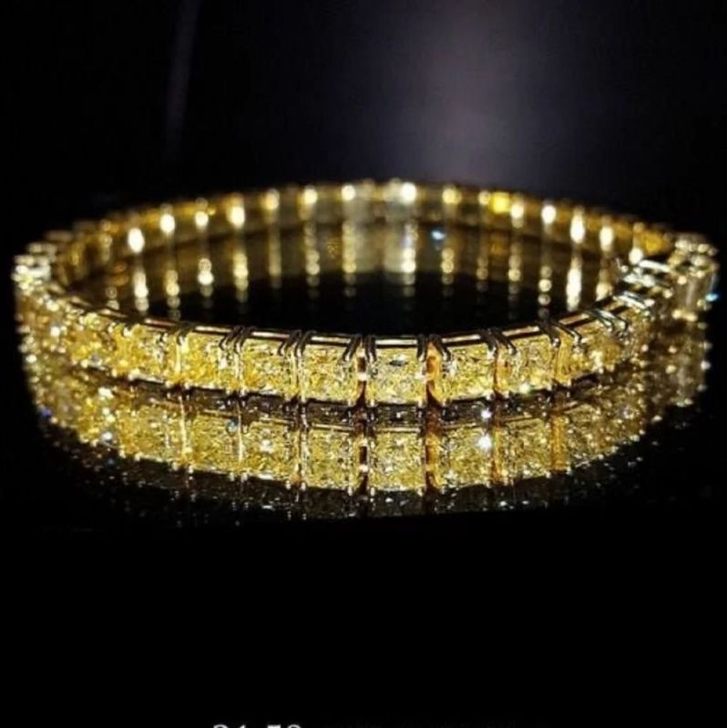 Yellow Diamond Tennis Bracelet