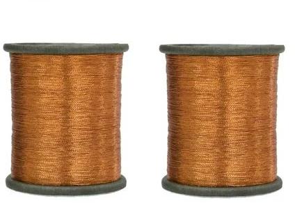 Copper Color Zari Thread Roll
