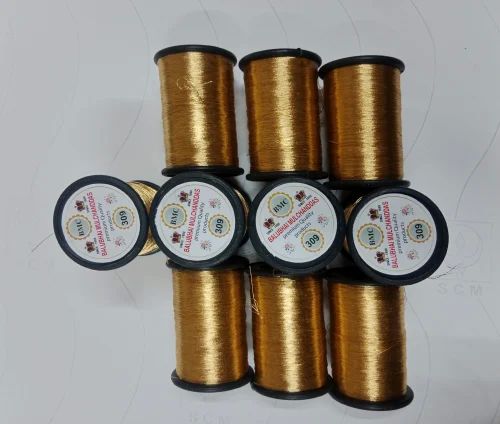 No. 304 Golden Zari Thread Roll