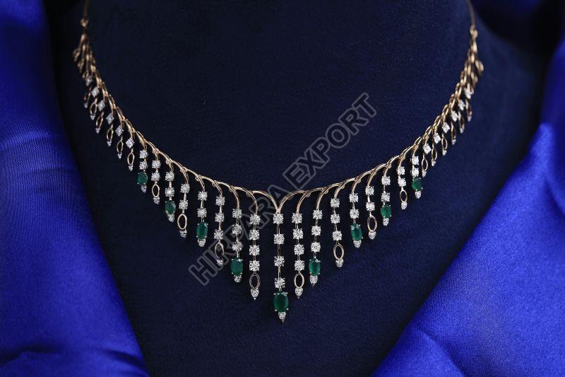 Elegant Natural Diamond Necklace