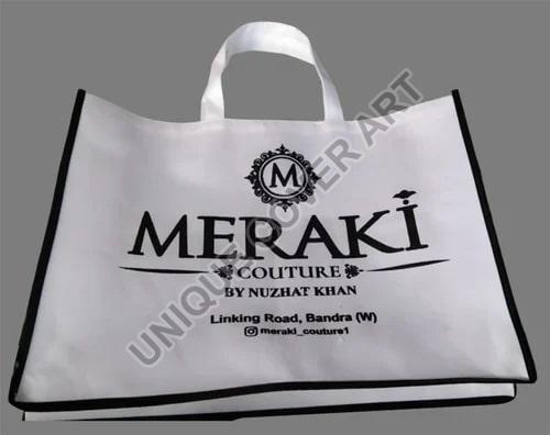 5 Kg White Non Woven Shopping Bags