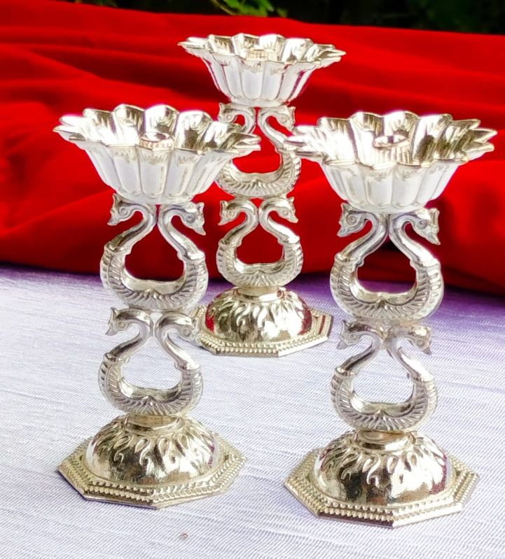 German Silver Candle Holder