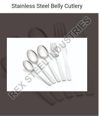Stainless Steel Belly Design Cutlery Set