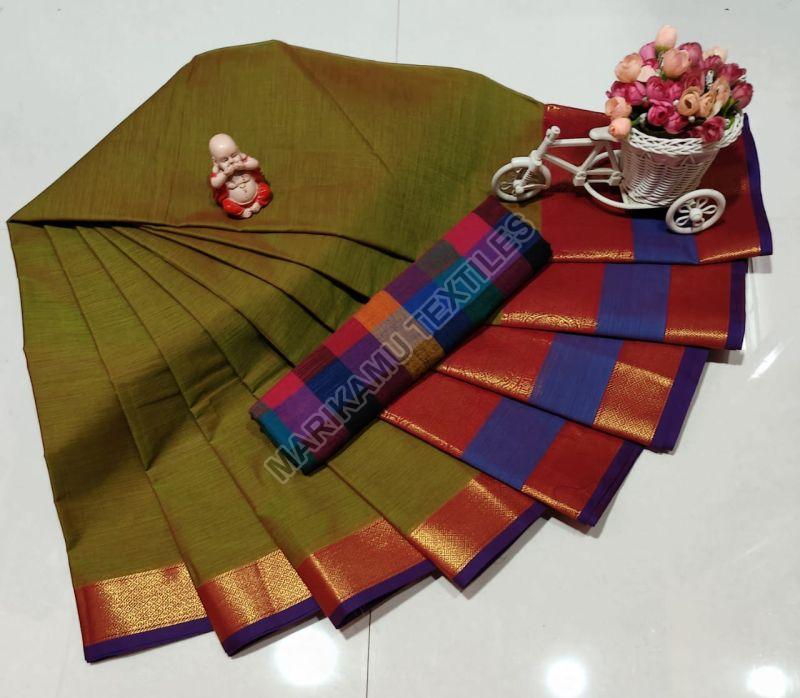 Border Cotton Sarees