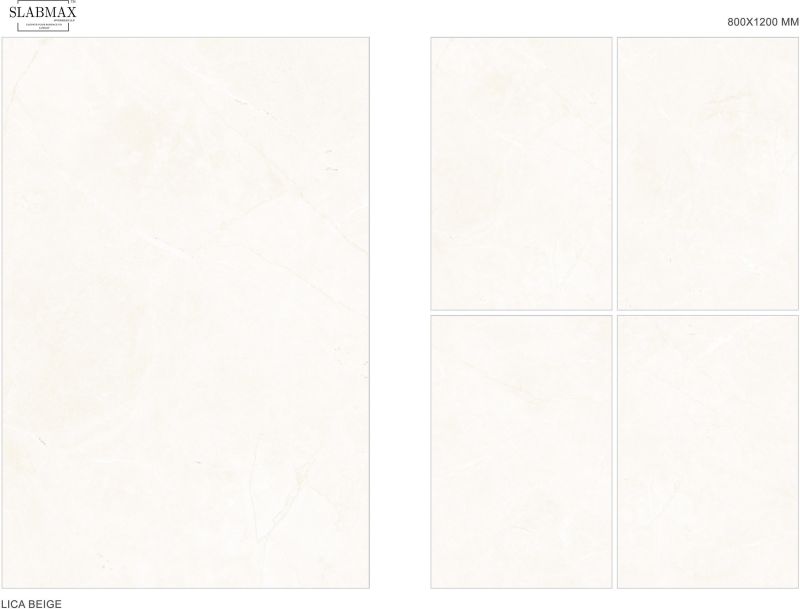 Lica Beige Glossy Surface Vitrified Tiles