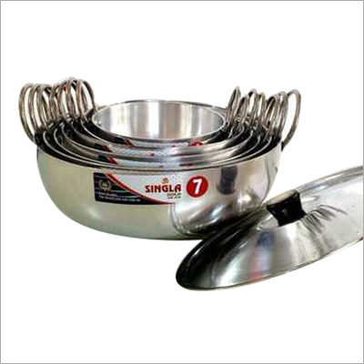 Aluminium Polished Kadhai