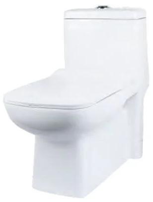 S Trap Closed Front Ceramic Toilet Seat