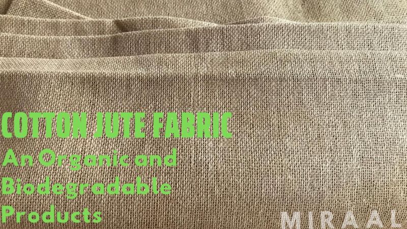 MIRAAL09 Cotton Jute Fabric