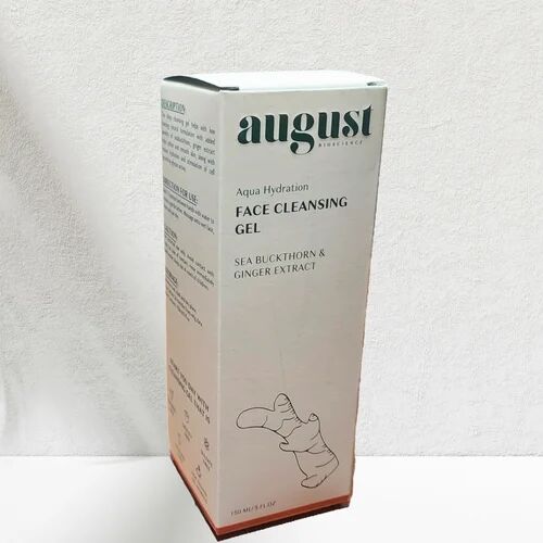 Face Cleaning Gel Packaging Box
