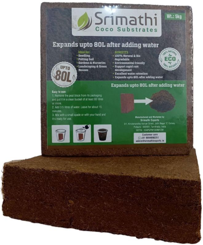 Brown Coir Pith Block