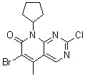 6-Bromo-2-chloro-8-cyclopentyl-5-methylpyrido[2,3-d]pyrimidin-7(8H)-one