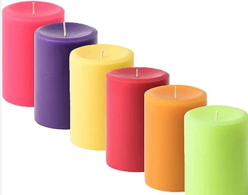 Multicolor Pillar Candle