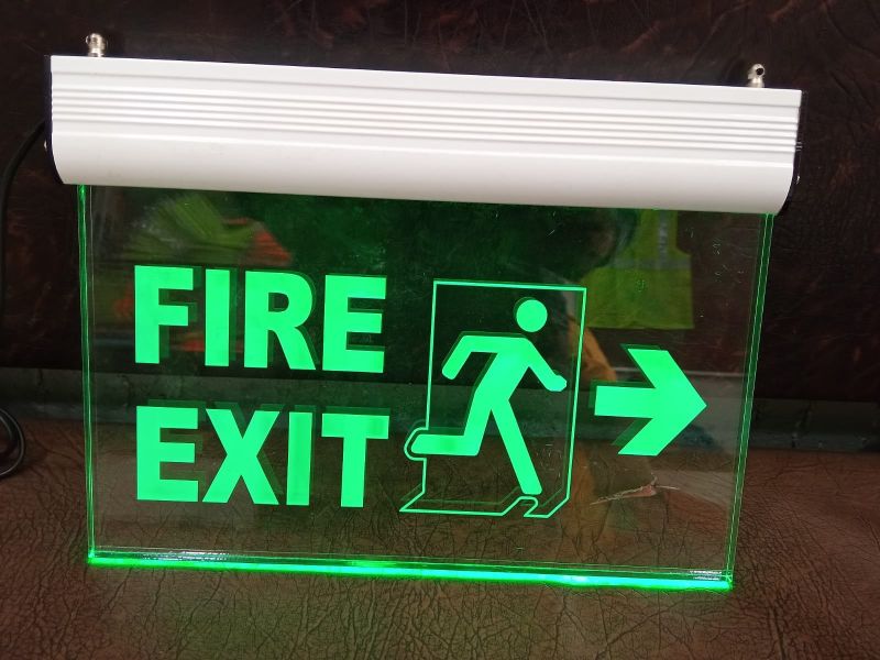 LED Exit Sign Board