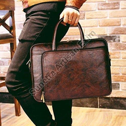 Mens Leather Office Bag