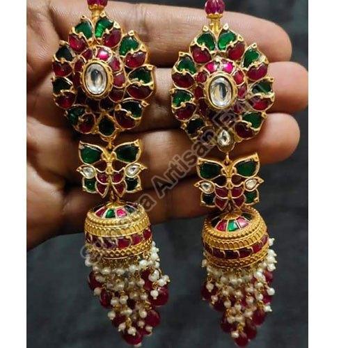 Stylish Kundan Earrings