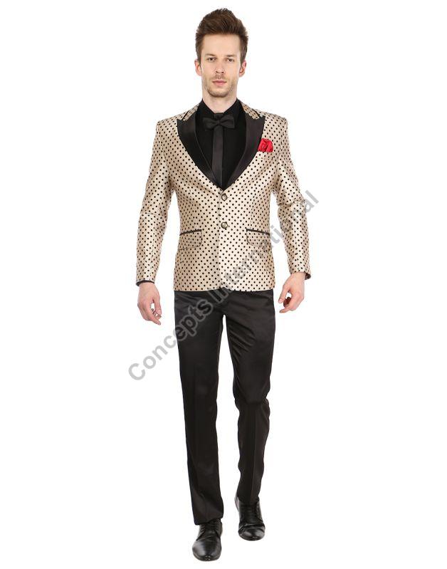 Mens Golden Suit Set