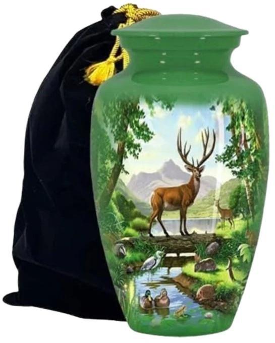 Animal Design Marble Cremation Urn