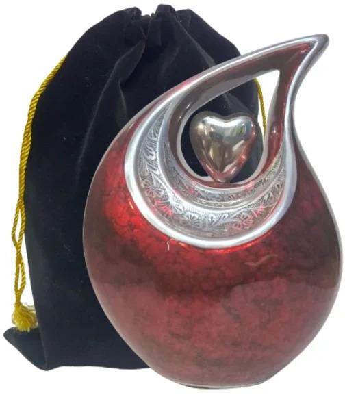 Teardrop Aluminium Cremation Urns