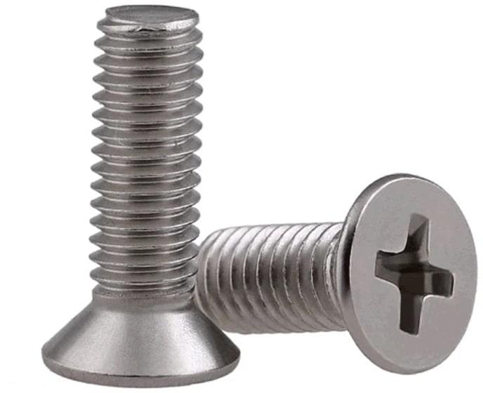 Stainless Steel Phillips Head CSK Bolts