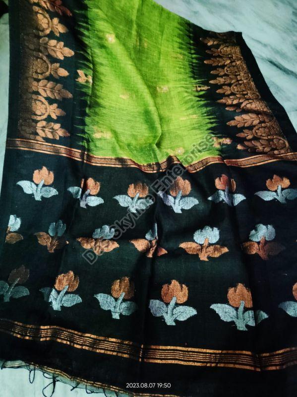 Ladies Fancy Handloom Jamdani Saree