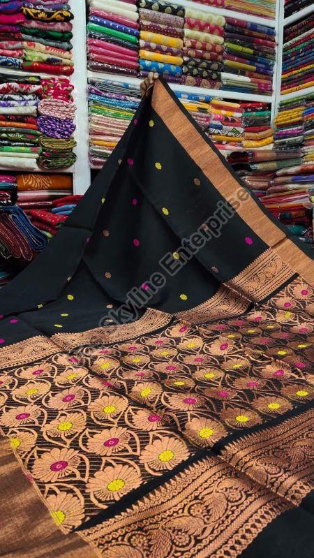 Ladies Festive Wear Handloom Jamdani Saree