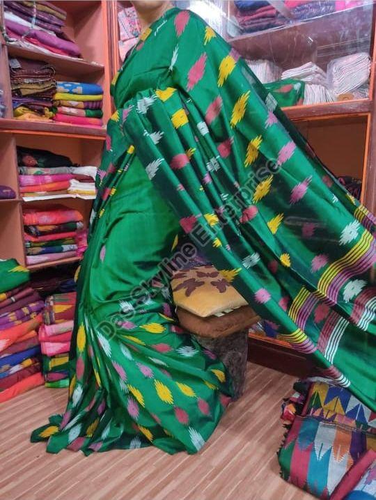 Ladies Handloom Cotton Silk Jamdani Saree