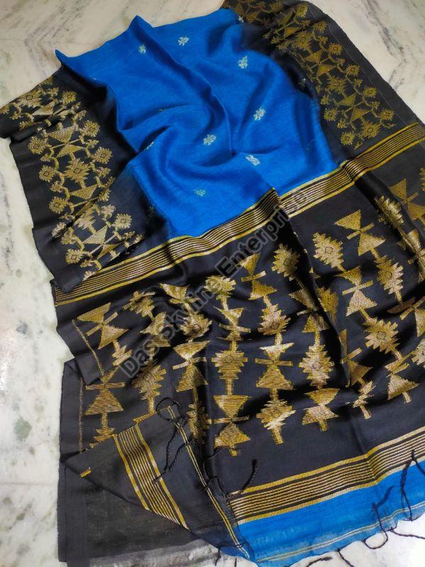 Ladies Indian Handloom Jamdani Saree