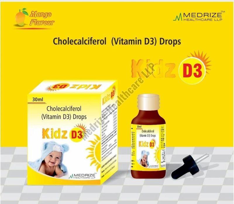 30ml Kidz D3 Cholecalciferol Drops