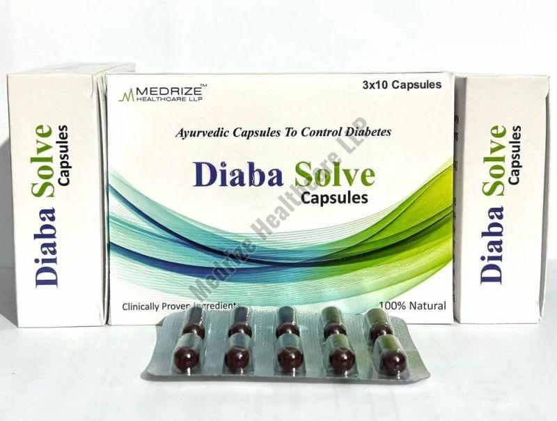 Ayurvedic Diaba Solve Anti Diabetic Capsule