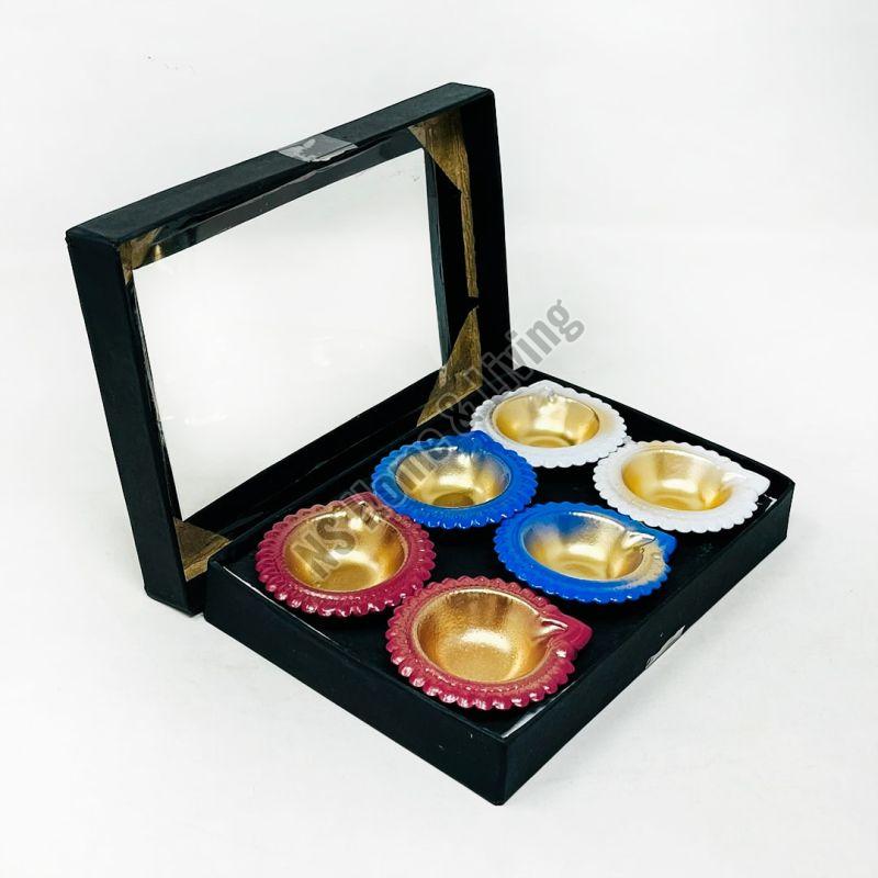 6 Pcs Diya Set Box