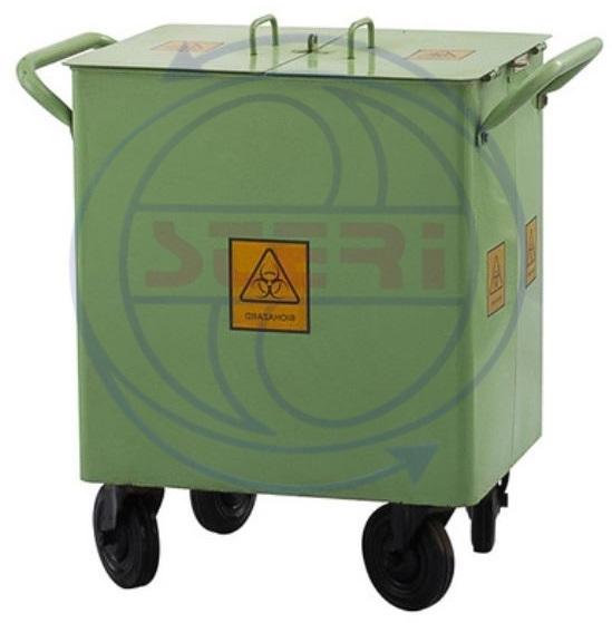 Bio Hazard Dustbin Trolley