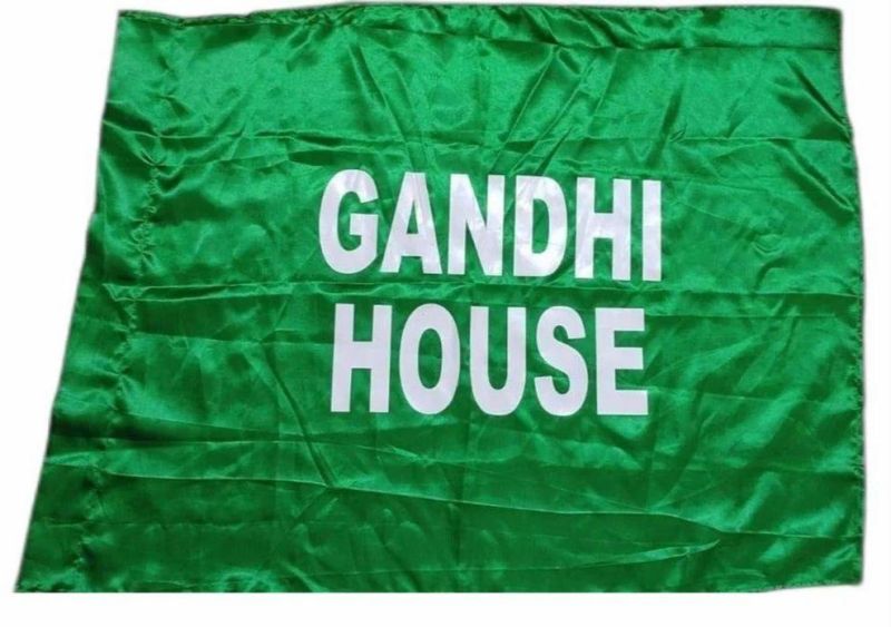 Green School House Flag