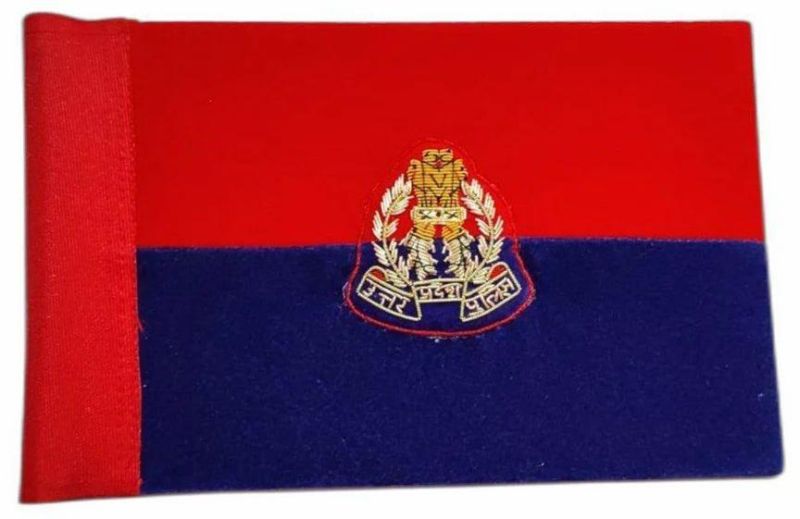 Velvet UP Police Car Flag