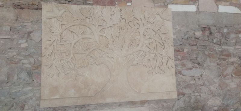 Tree Design Sandstone Wall Panel