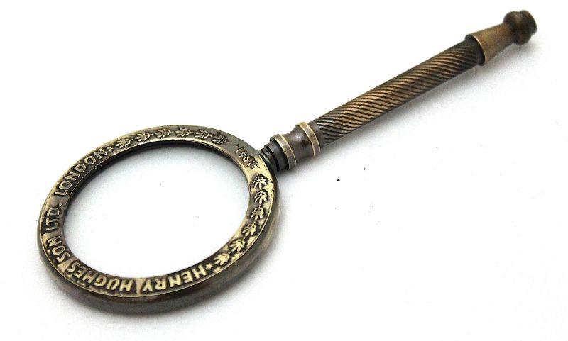 Antique Brass Magnifying Glass